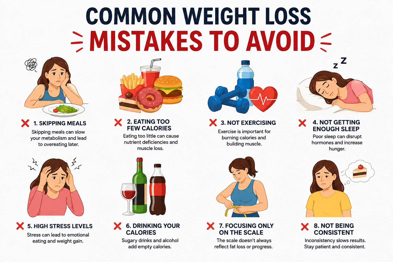 Common Weight Loss Mistakes to Avoid